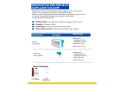 DISPOSITIVO PER PRELIEVO CAPILLARE VACUUM