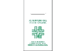 Art. BIEGO034X Shoppers  F.to 27x50 biodegradabile e compostabile,  Manico a canottiera, ct 5 kg.