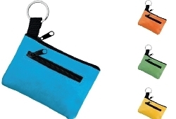 Art. FS003E, Portachiavi Portamoneta, imballo 100 pz.