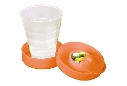 Art. FS15830S Bicchiere pieghevole portapillole