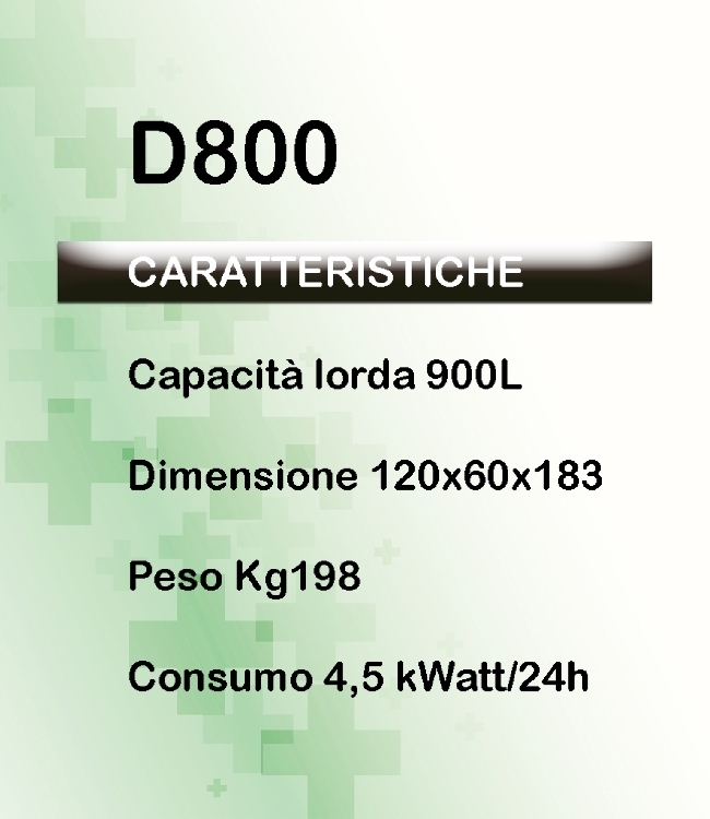 FRIGO PER FARMACI 800L DOPPIA TEMPERATURA