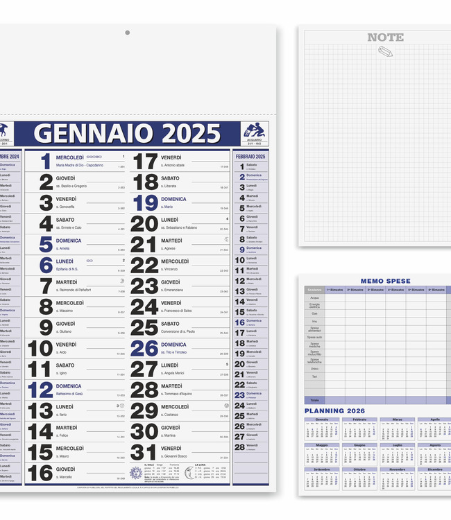 Calendario Olandese Termosaldato