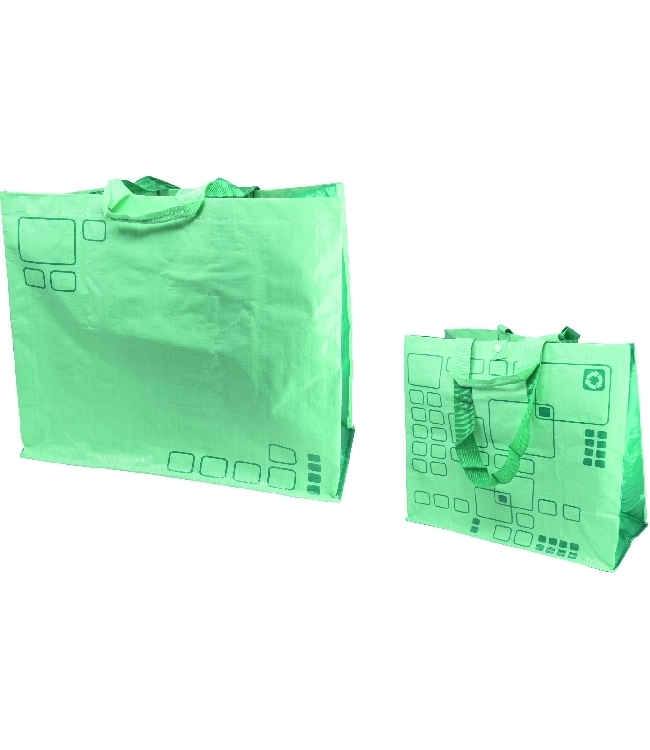 Art. FS976 Borsa shopping in PP con doppi manici