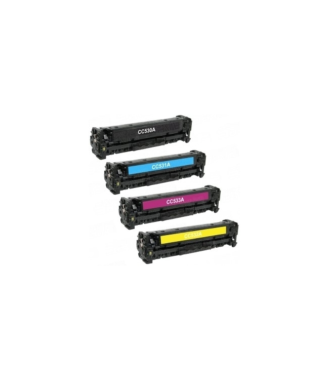 Hp CC533A/CE413A/CF383A Magenta Toner Compatibile per MFP M180n, M181fw, M154a