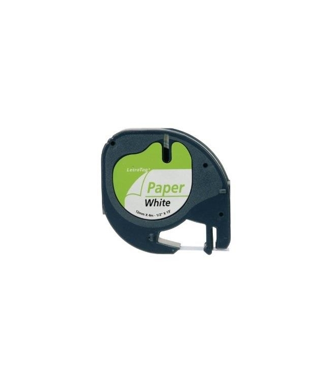 BK-White 12mmX4m for DYMO-Letratag 2000,LT100H,QX50S0721520